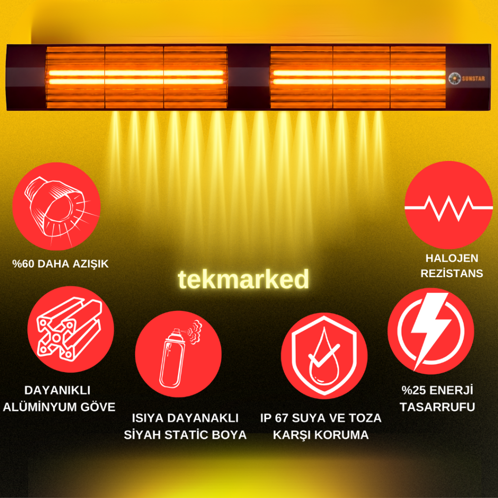 Infrared Isıtıcı 3600W Infrared Isıtıcı 3600W